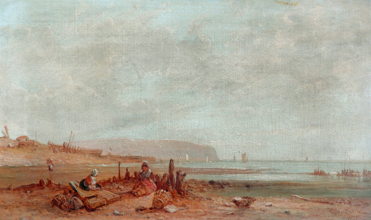 På den franske kysten, 1880 av James Cullett