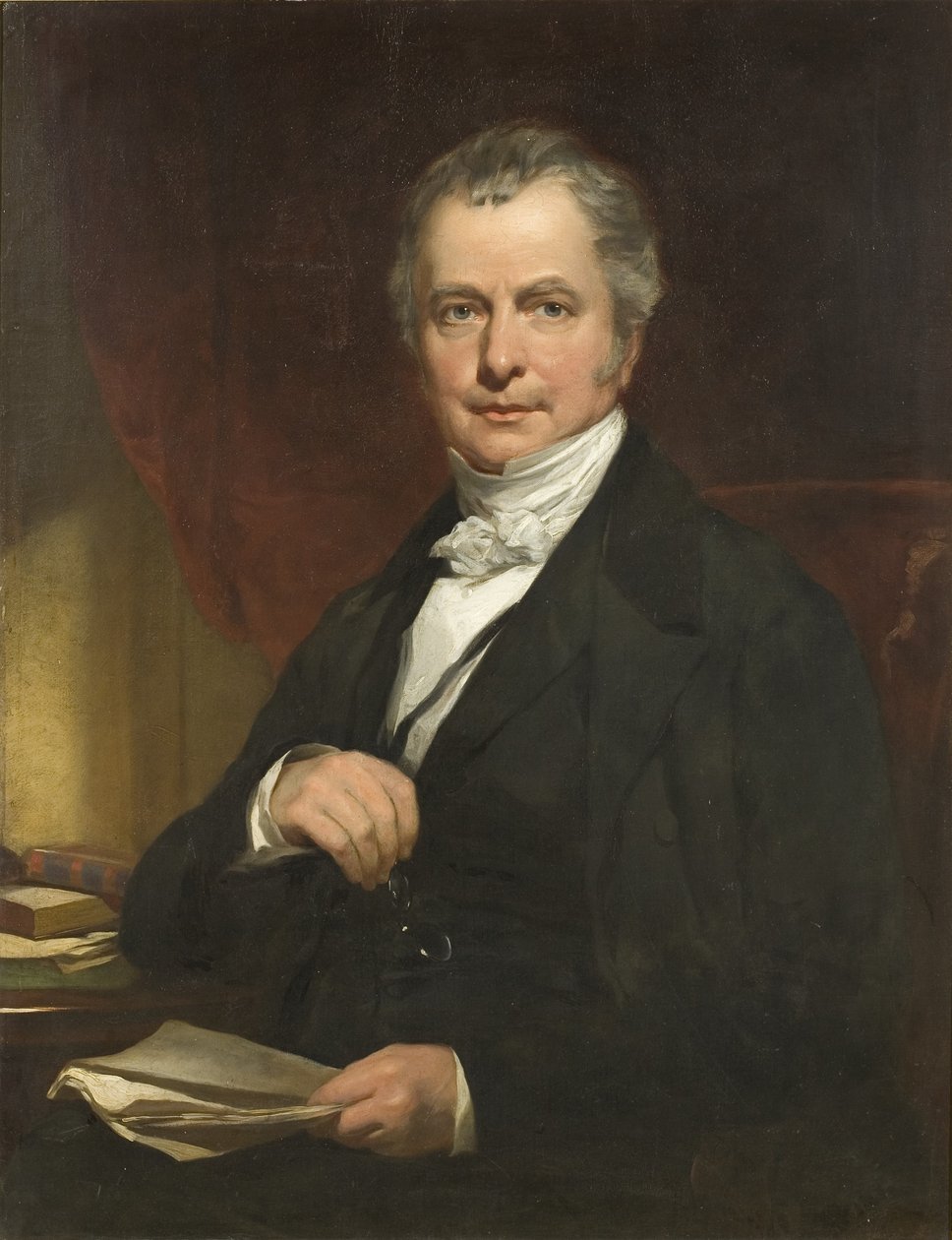 Portrett av Thomas Garrard, ca. 1845 (olje på lerret) av James Curnock