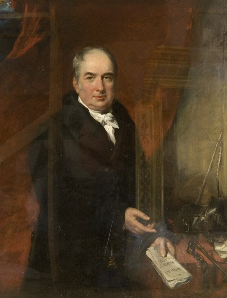 Portrett av pastor Thomas Roberts, ca. 1835 (olje på lerret) av James Curnock