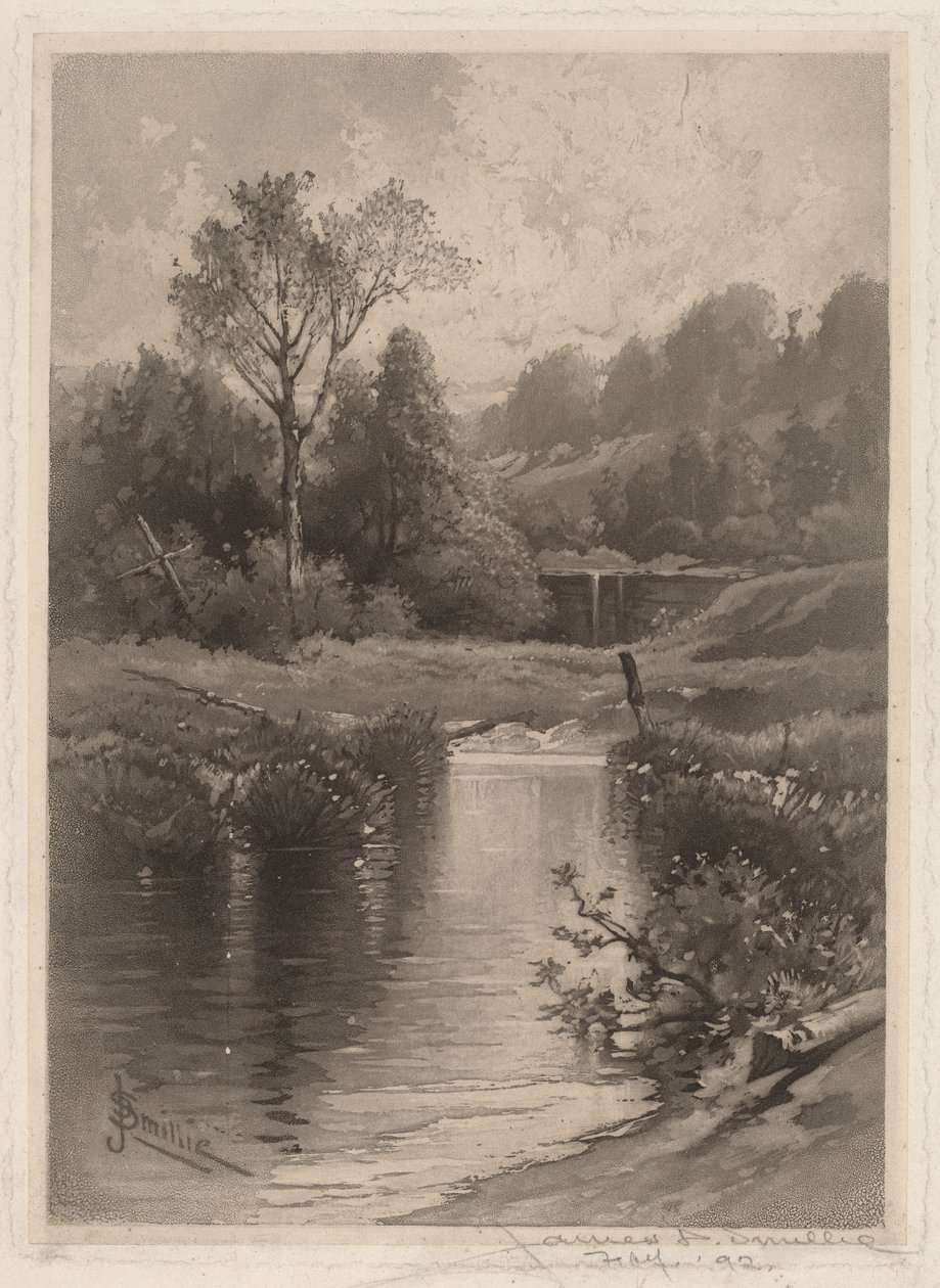 En gammel demning nær Montrose av James David Smillie