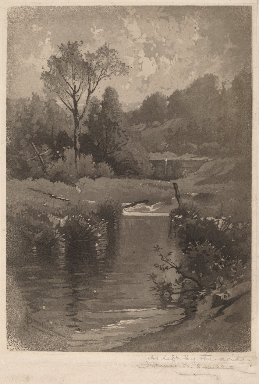 En gammel demning nær Montrose av James David Smillie