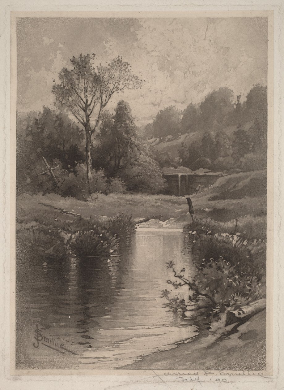 En gammel demning nær Montrose av James David Smillie