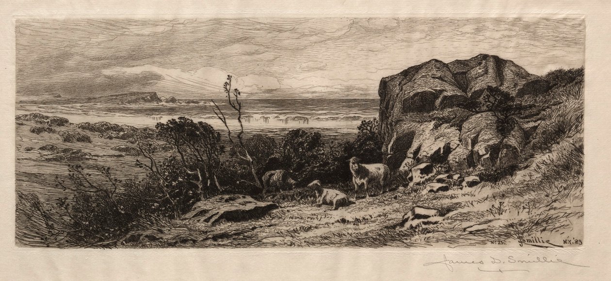 Ved Marblehead Neck, 1883. av James David Smillie