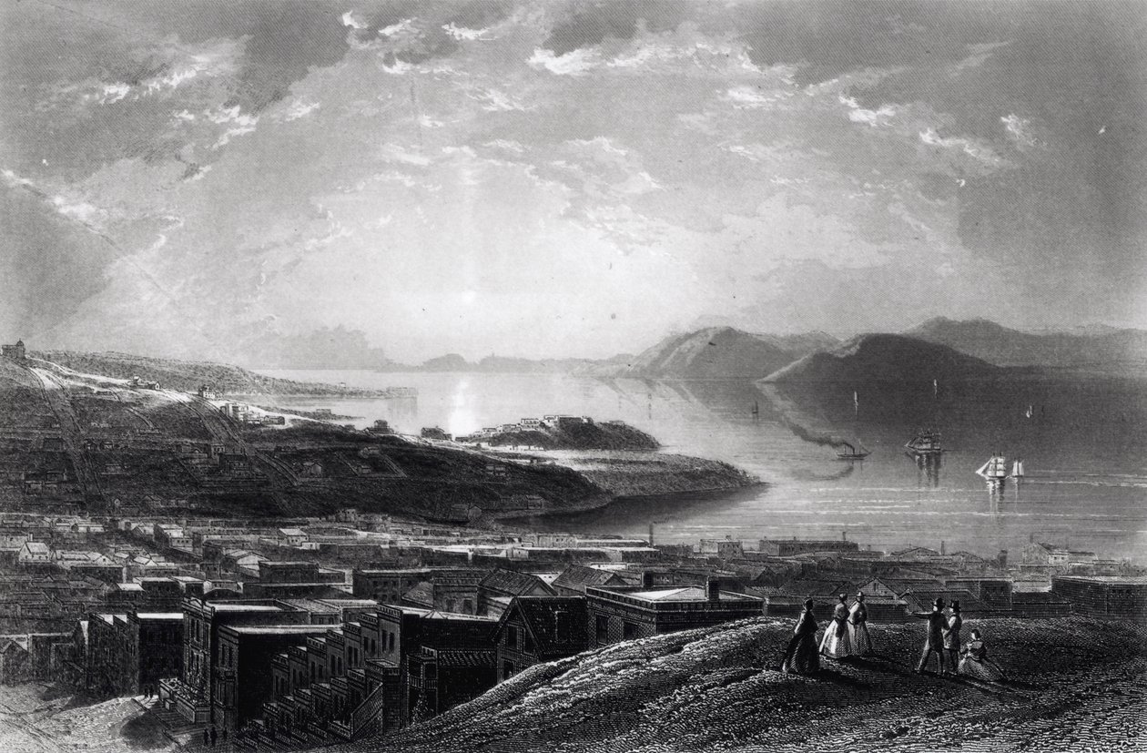 Golden Gate, fra Telegraph Hill, fra 