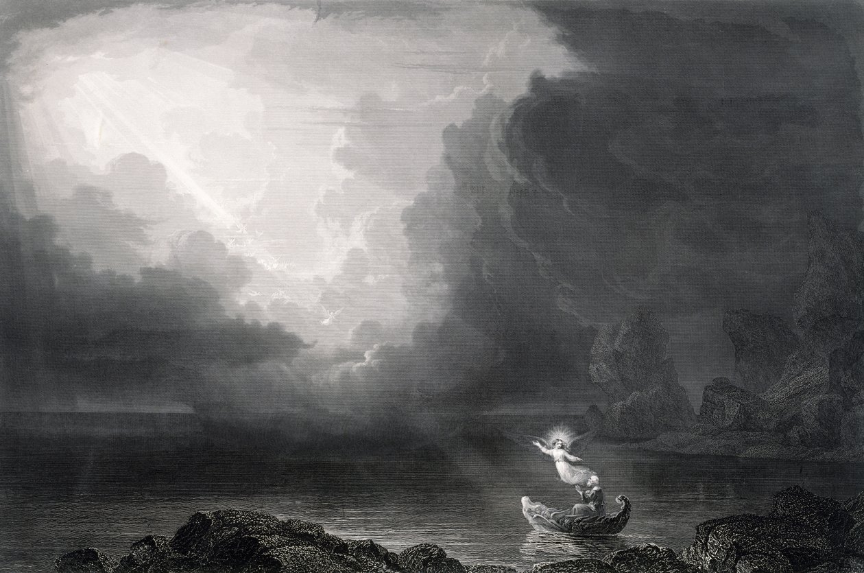 The Voyage of Life: Alderdom, ca. 1855 av James David Smillie