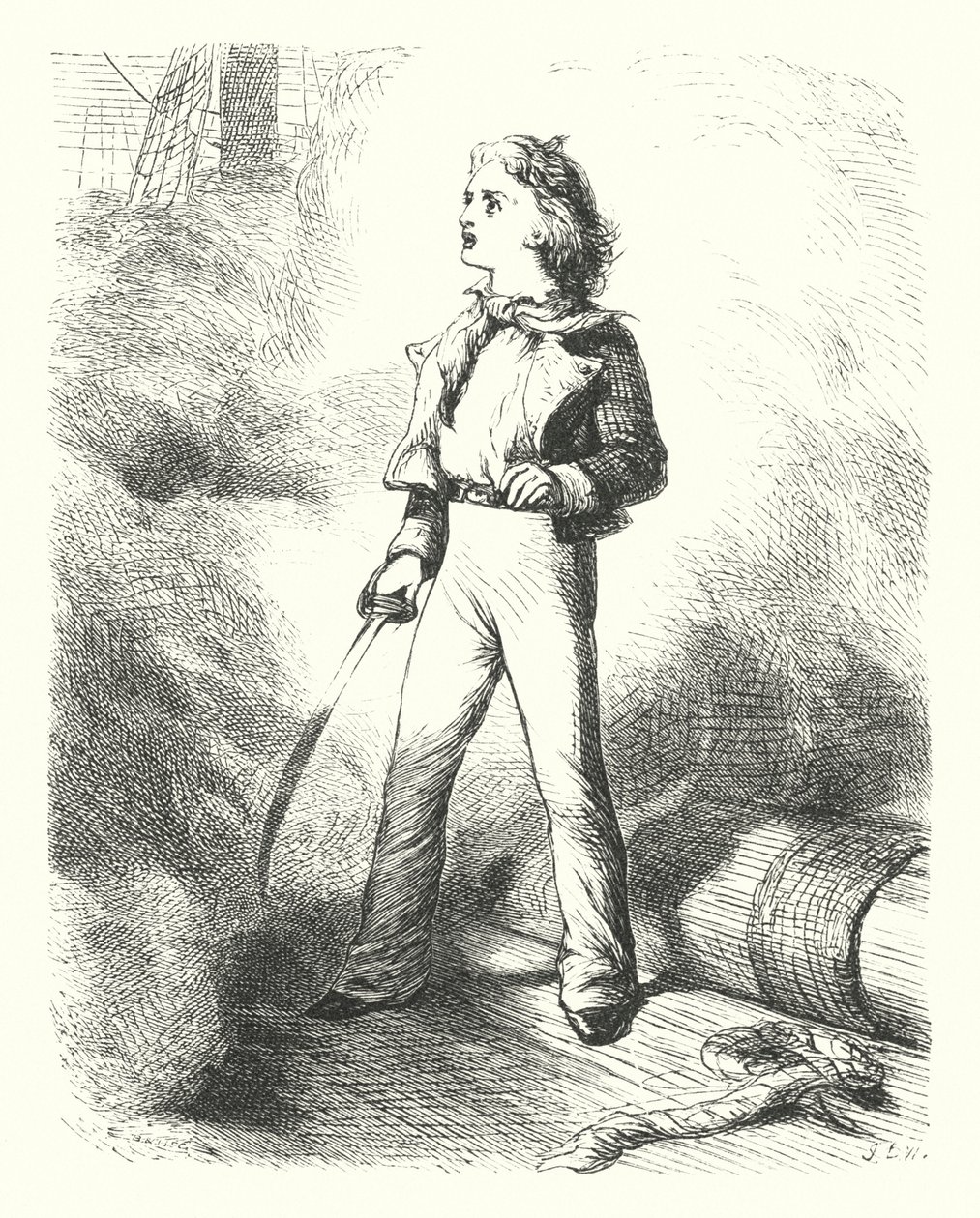 Casabianca (gravering) av James Dawson Watson