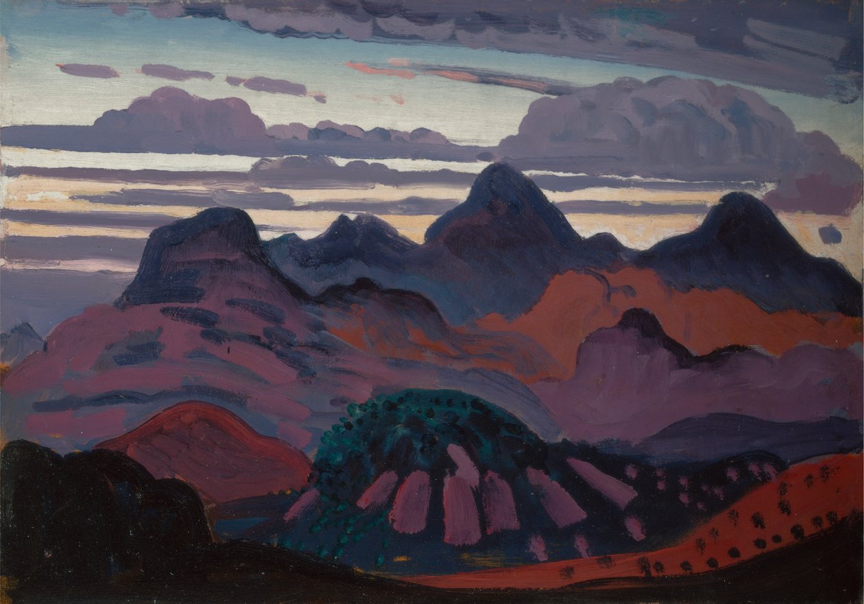 The Moelwyns fra Llan Ffestiniog av James Dickson Innes
