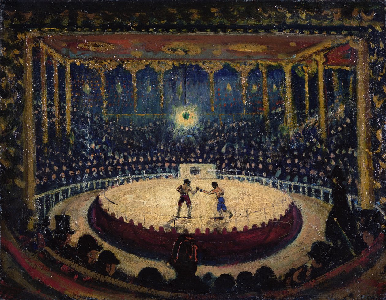 Ringen, ca. 1912 (olje på lerret) av James Dickson Innes