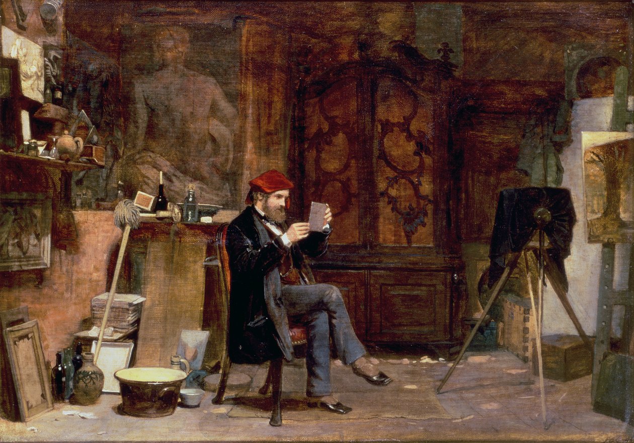 Fotografens atelier, ca. 1850 av James Digman Wingfield