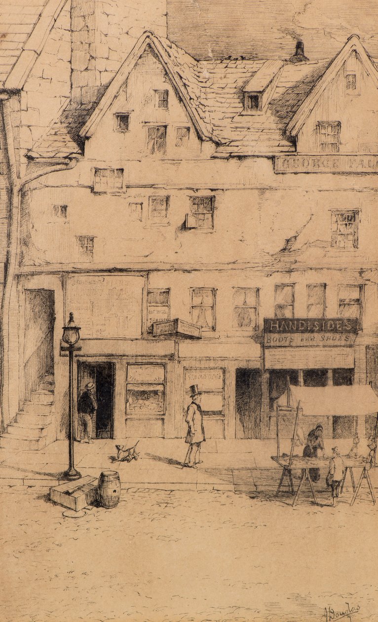 High Street, Dundee (etsing) av James Douglas