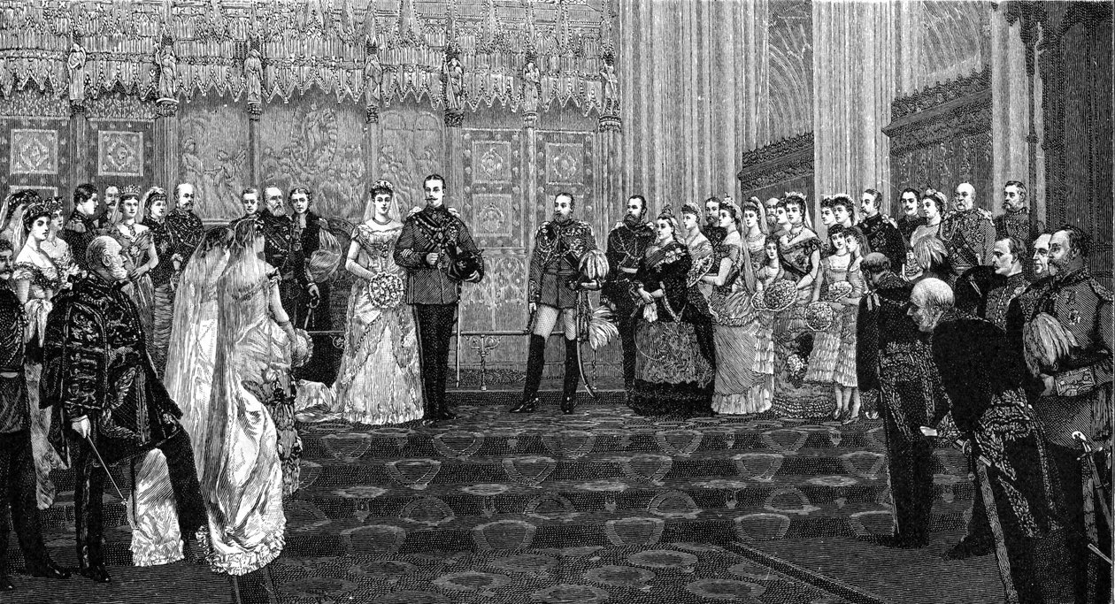 Ekteskapet til hertugen og hertuginnen av Albany, 27. april 1882, 1900 av James Dromgole Linton