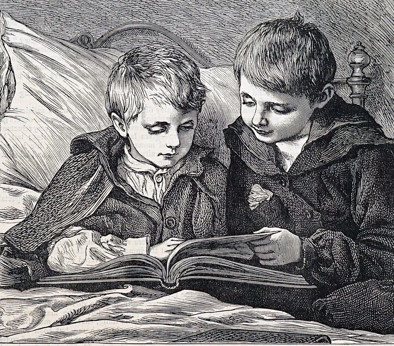illustrasjon som viser brødre av James Dromgole Linton