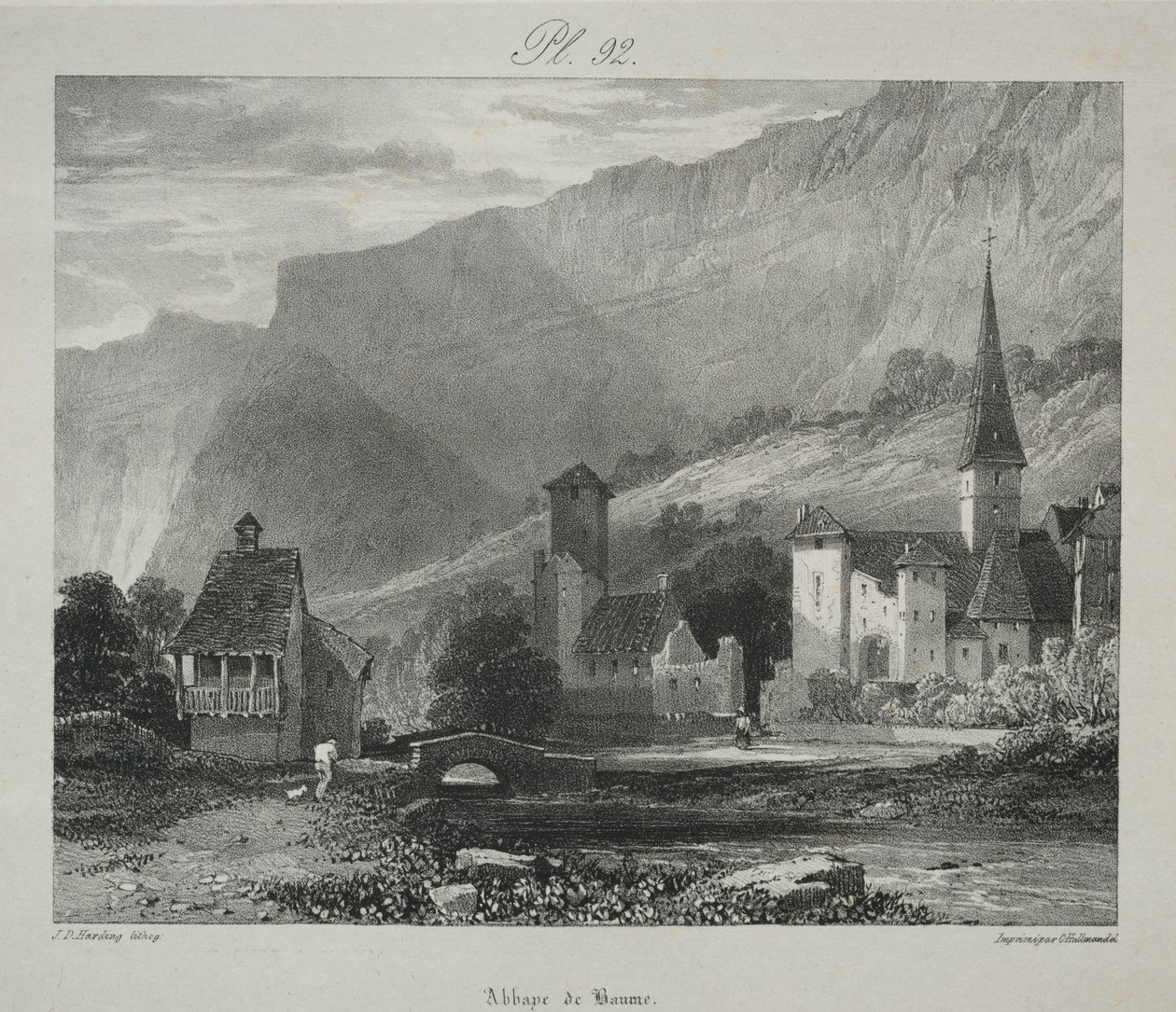 En serie med emner fra verkene til den avdøde R. P. Bonington: En studie fra naturen ..., 1829. av James Duffield Harding