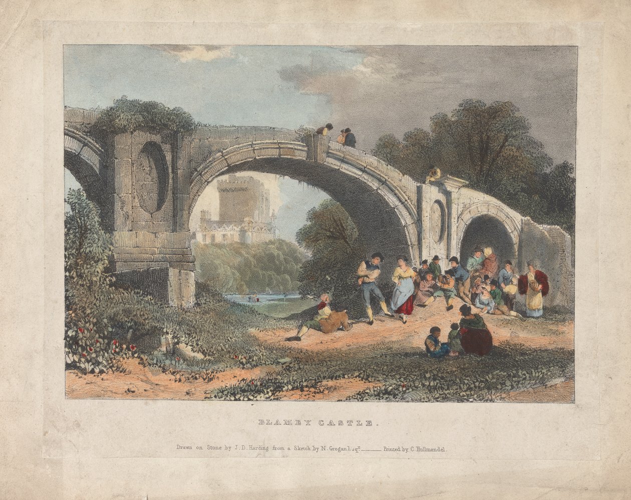 Blamey Castle av James Duffield Harding