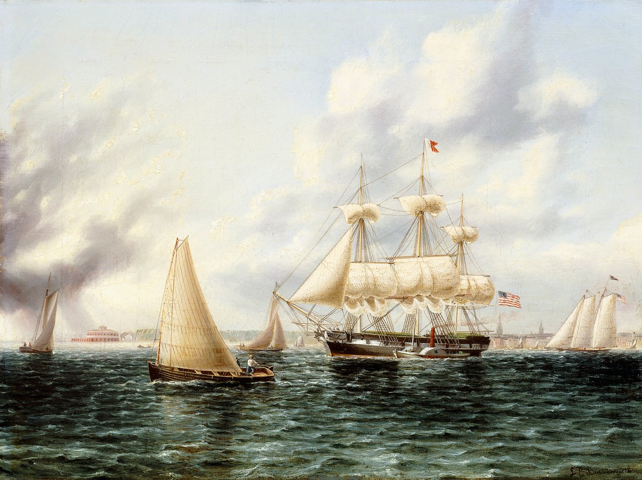 New York havn, av James E. Buttersworth
