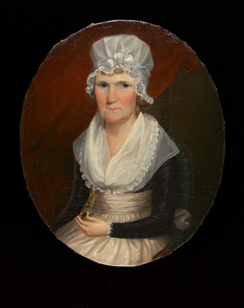 Portrett av fru Robert Kermit, ca. 1790. av James Earl