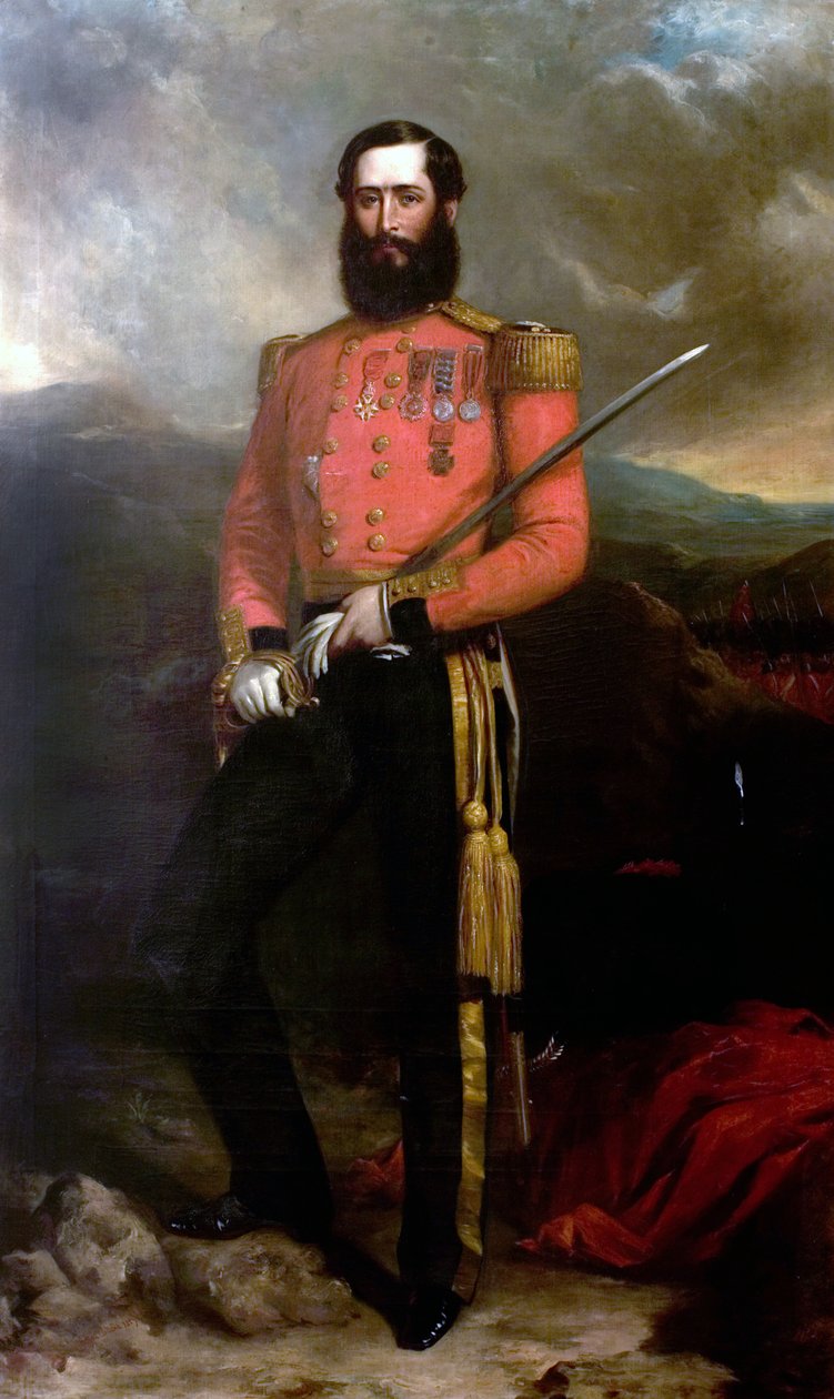 Oberst Gerard Littlehales Goodlake, Coldstream Guards, 1857 av James Edgell Collins