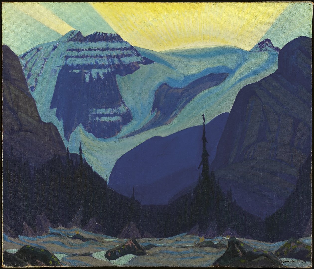 Tidlig morgen, Rocky Mountains, 1926 av James Edward Hervey Macdonald