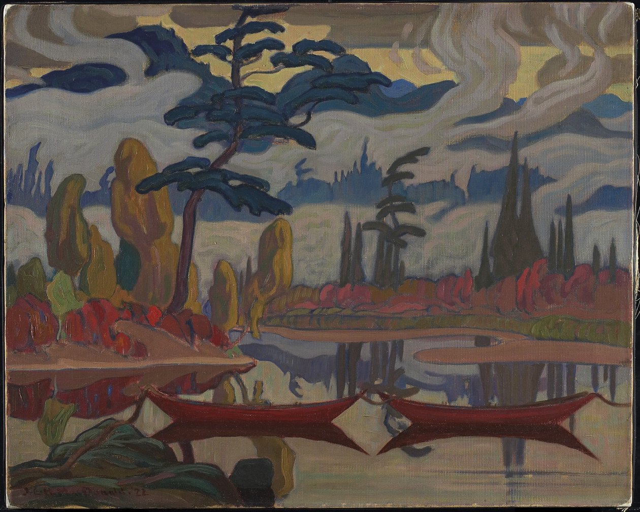 Mist Fantasy, Northland, 1922 av James Edward Hervey Macdonald