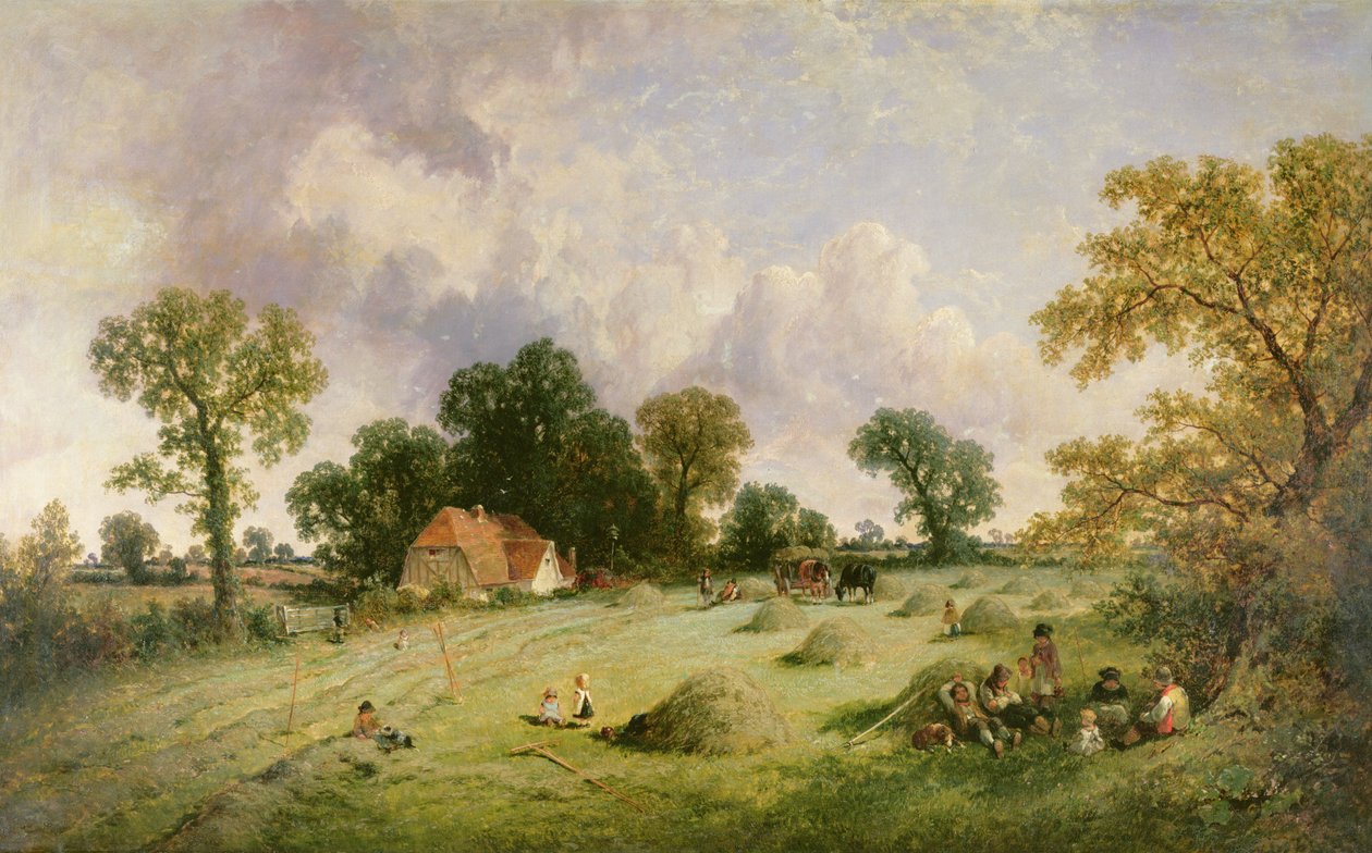 Høyproduksjon i Hampshire av James Edwin Meadows
