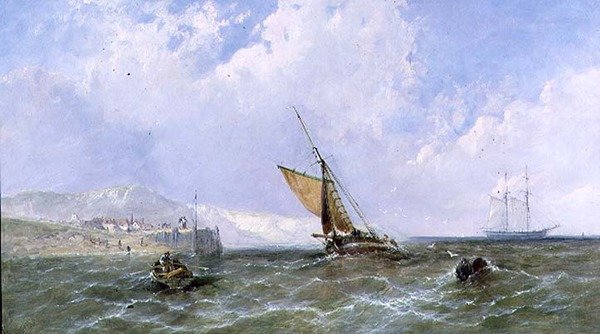 Frakt fra en kystlinje av James Edwin Meadows