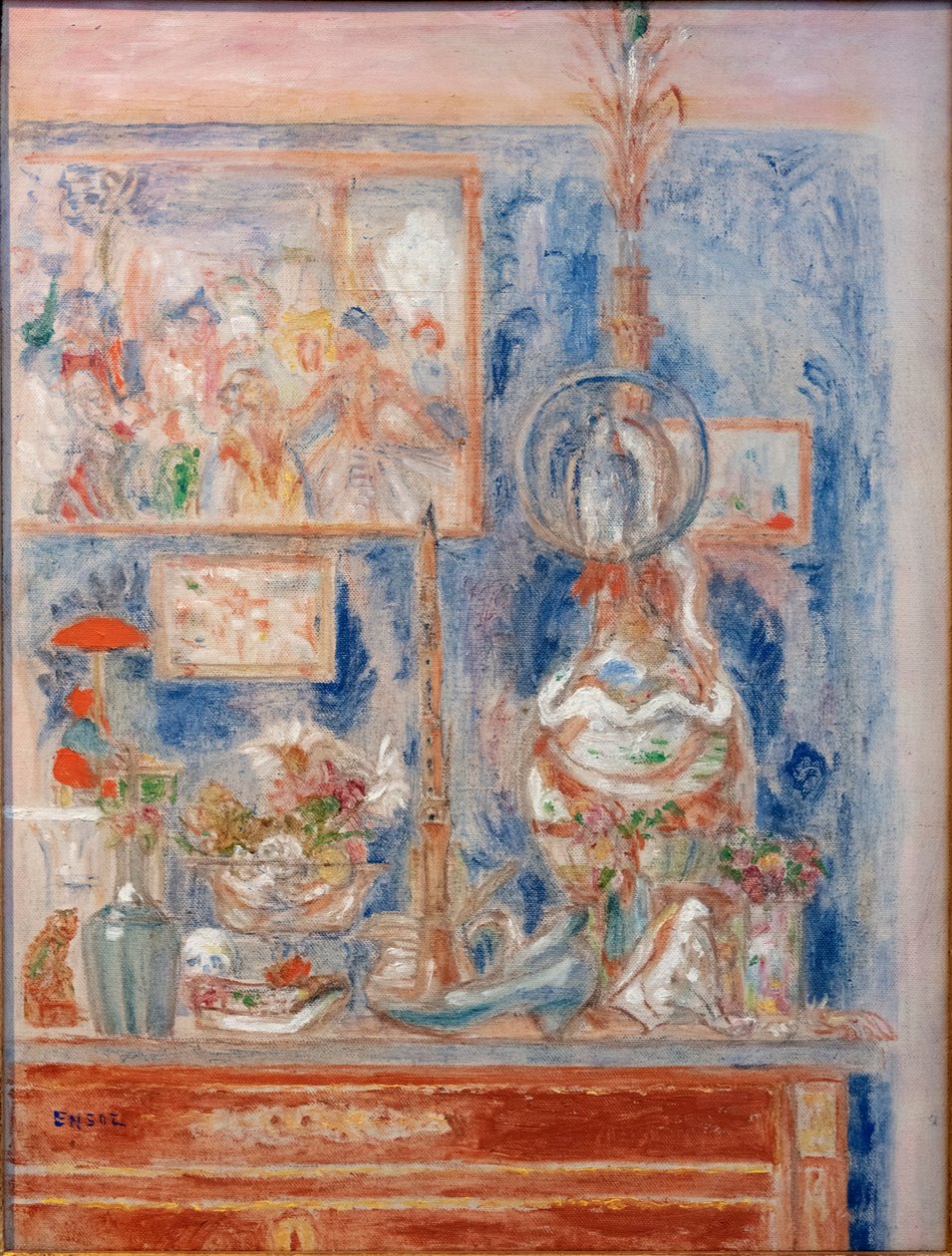 Et koselig hjørne hjemme av James Ensor