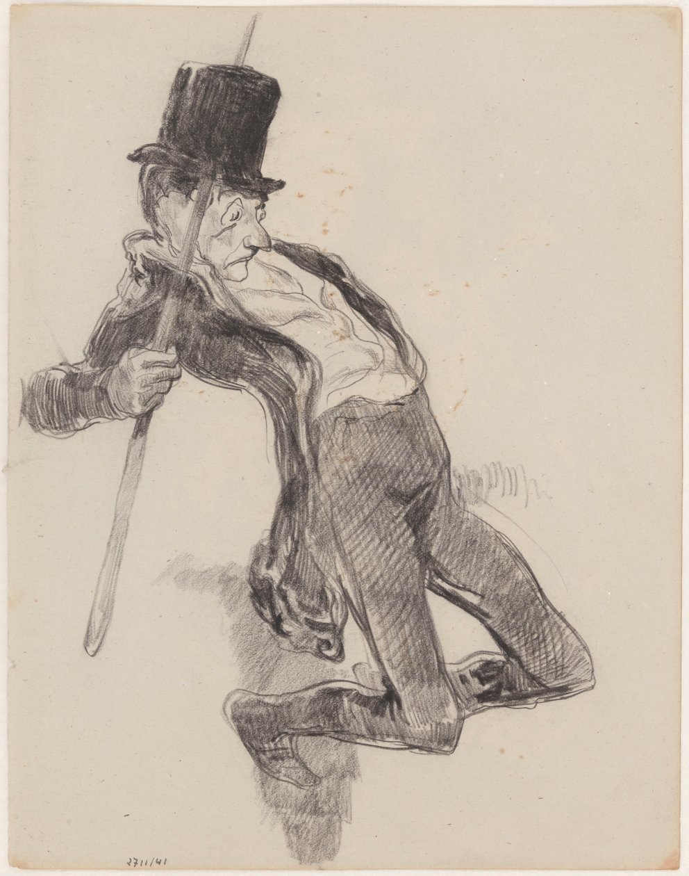 Etter Daumier: Fiske av James Ensor