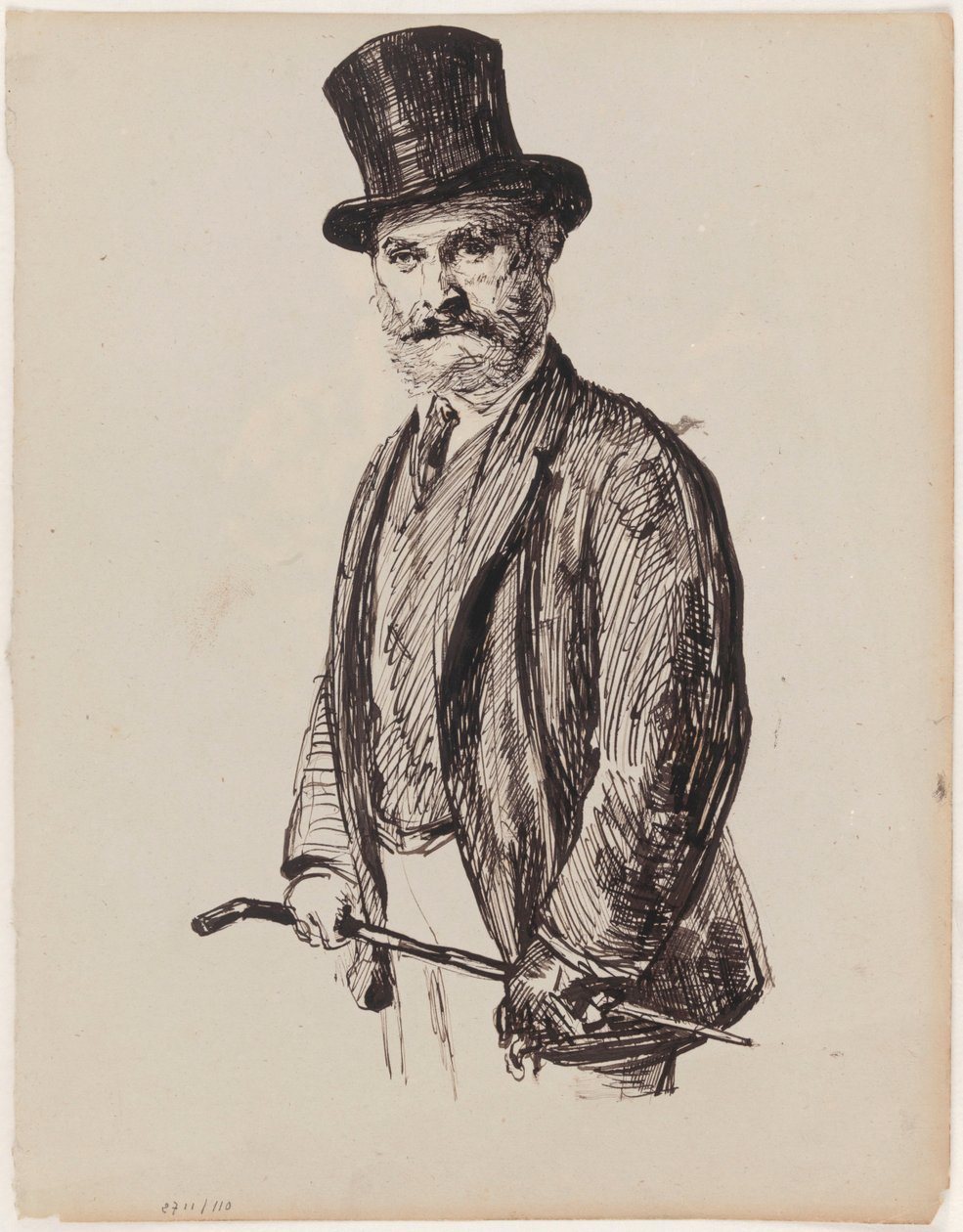 Etter Fantin-Latour: maleren Édouard Manet av James Ensor