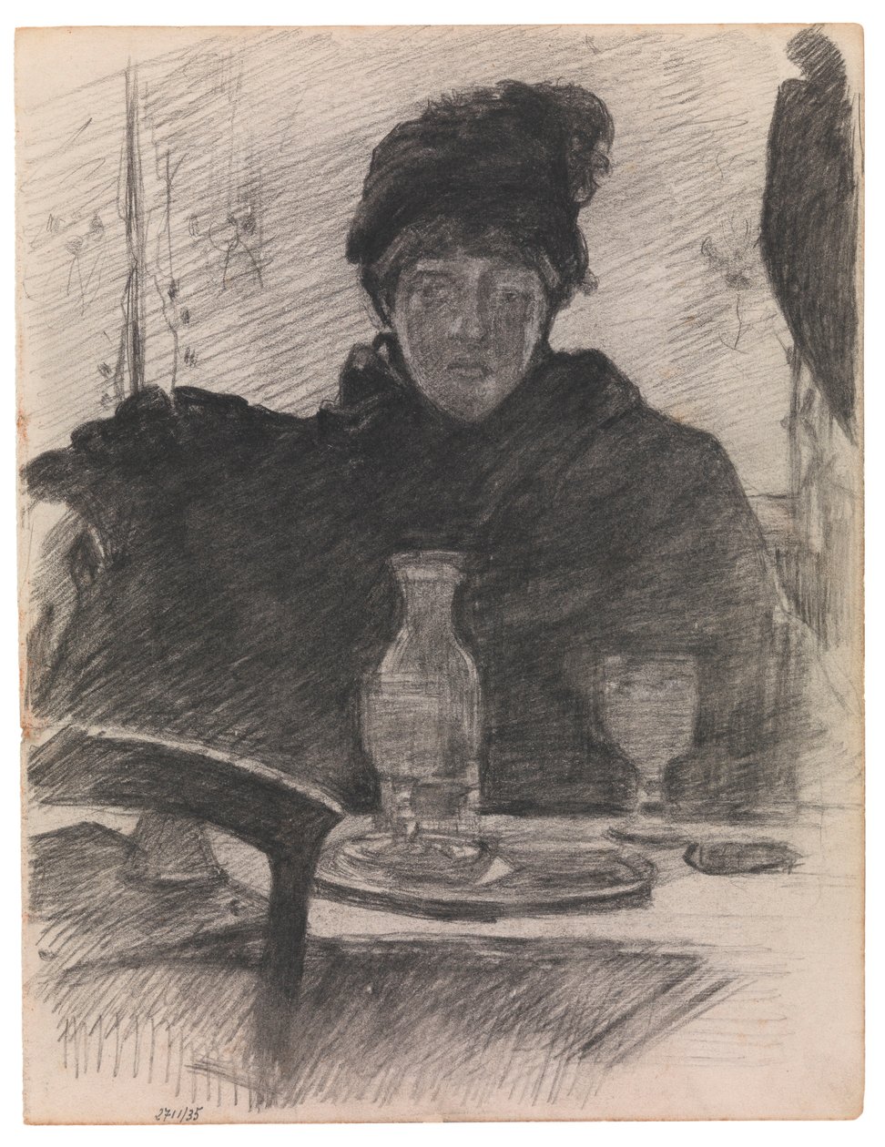 Etter Manet: Absintdrikkeren av James Ensor