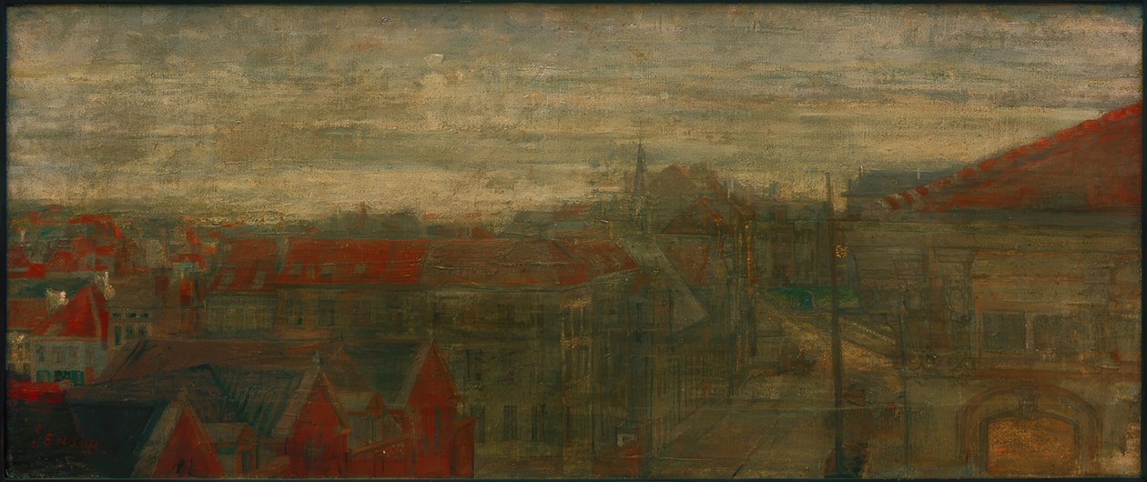 Utsikt fra phnosia, bølger og lysvibrasjoner av James Sidney Ensor