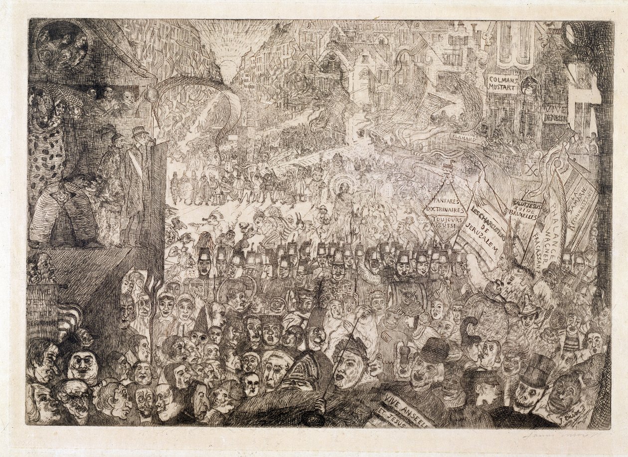 Kristi inntog i Brussel av James Ensor