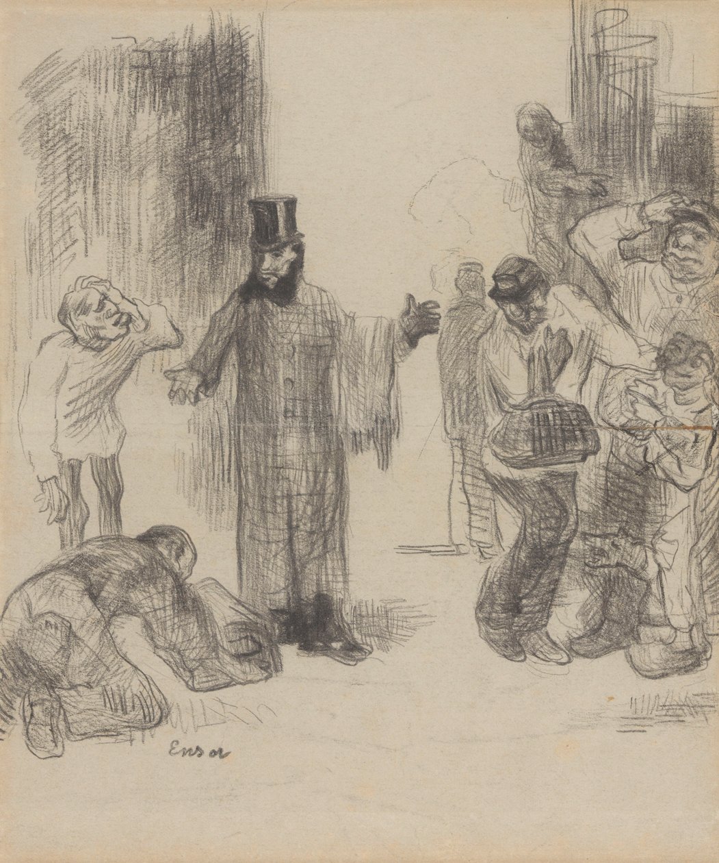 Pakkebærerne av James Ensor