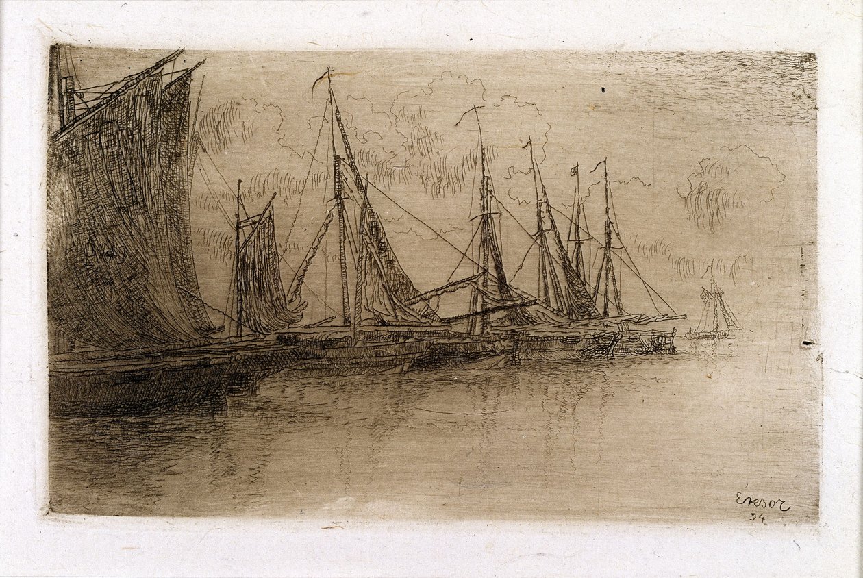 Småbåtene av James Ensor