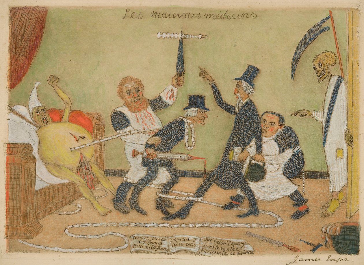 De dårlige legene av James Ensor