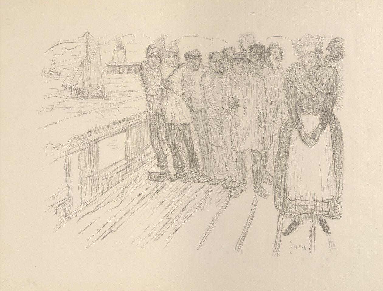 Fiskerne (De elendige) av James Ensor