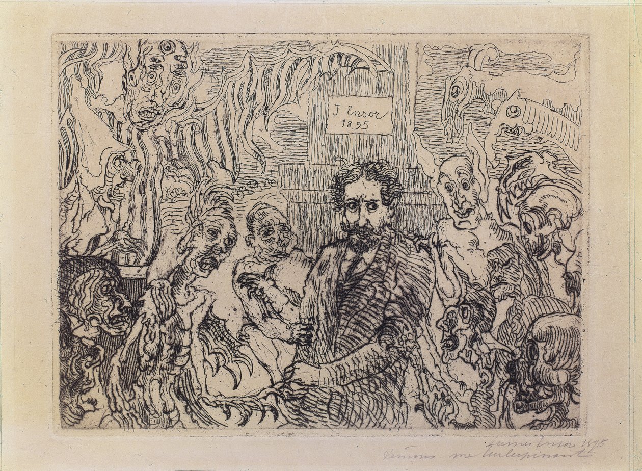 Demoner som erter meg av James Ensor