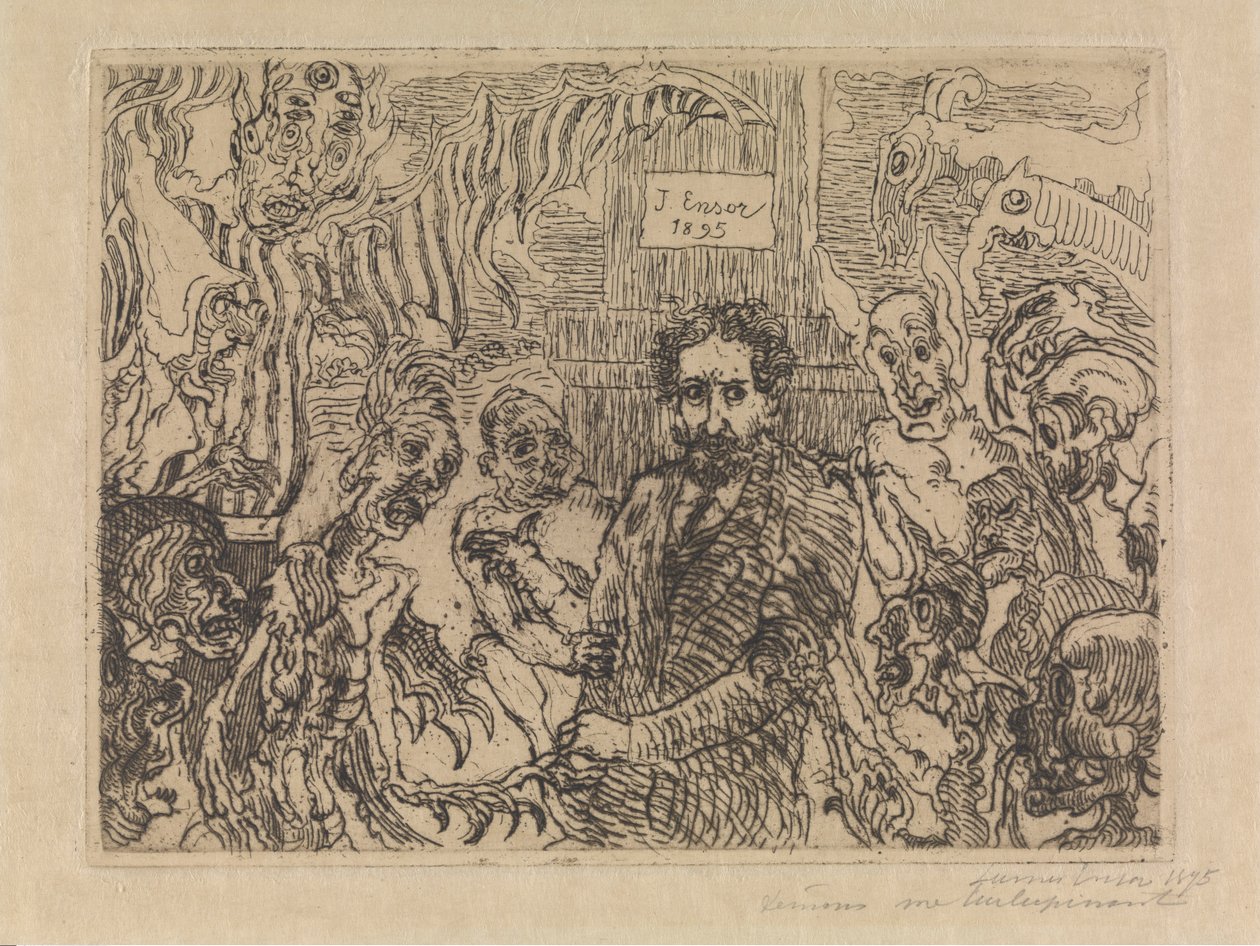 Demoner erter meg av James Ensor
