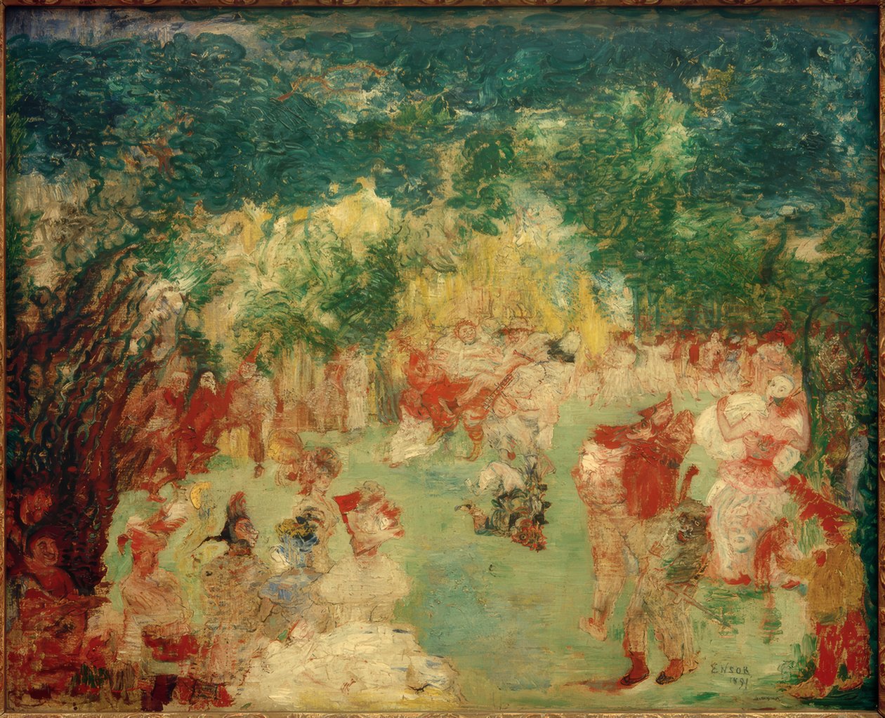 Kjærlighetens hage av James Sidney Ensor