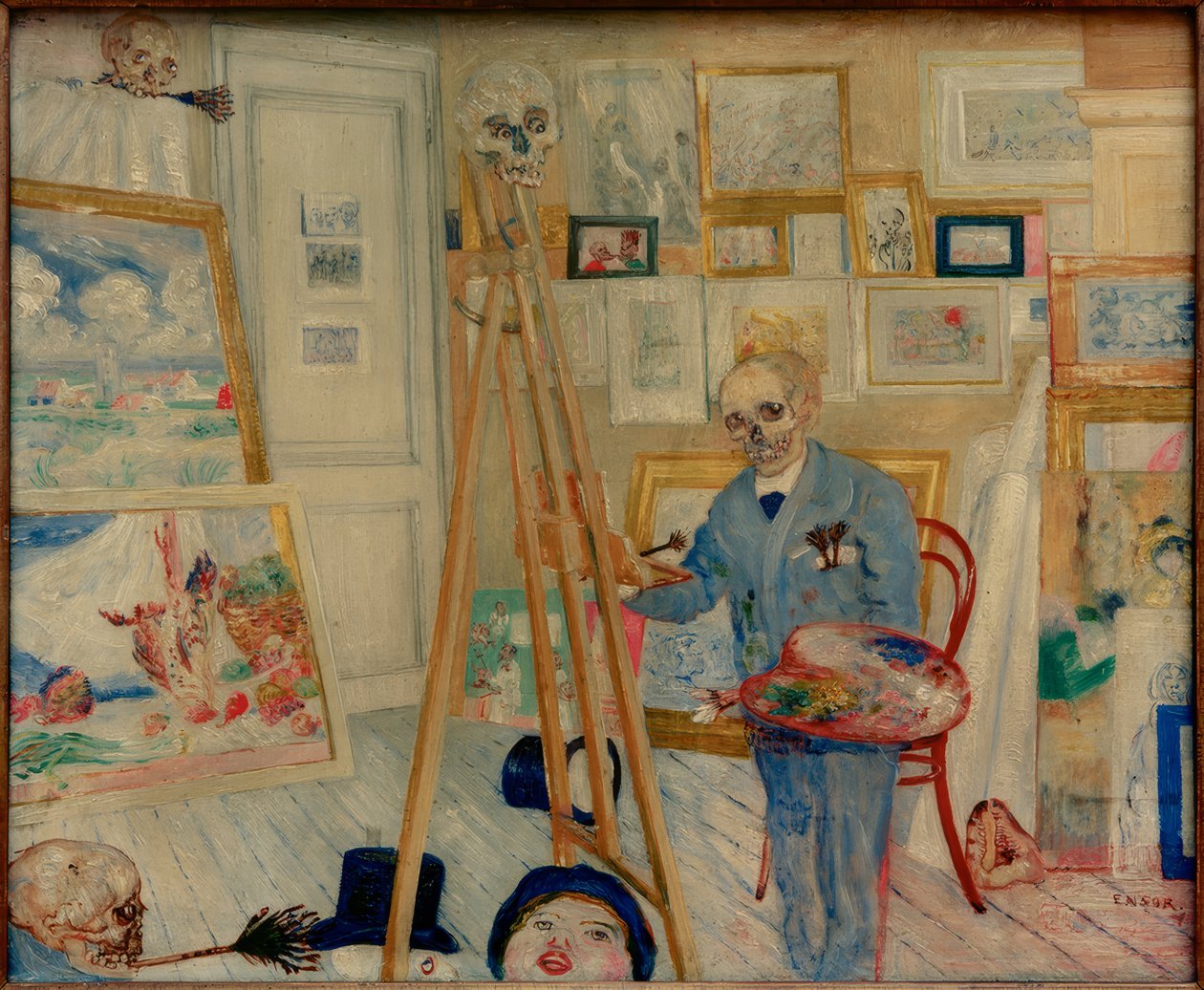Skjelettmaleren av James Sidney Ensor