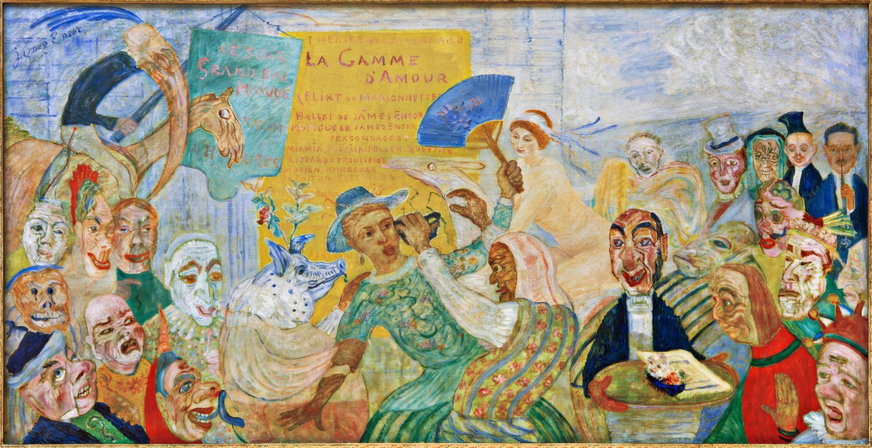 Den avrevne masken av James Sidney Ensor