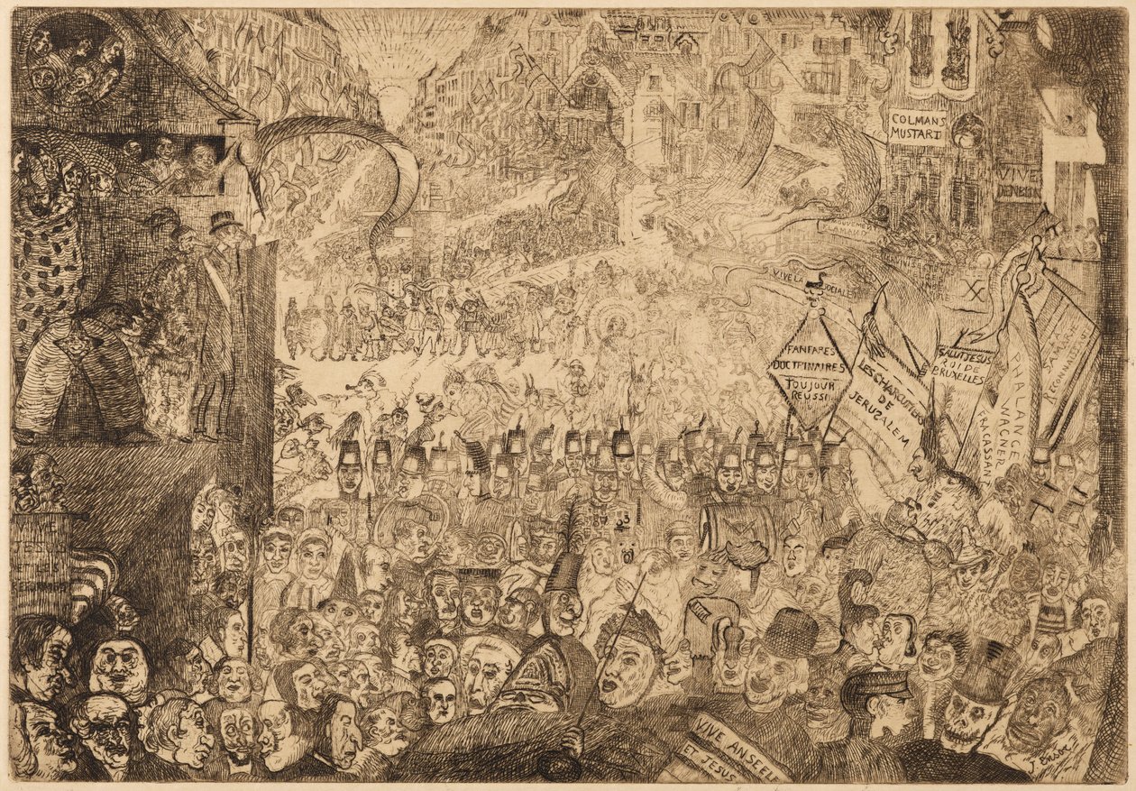 Kristi inntog i Brussel av James Ensor