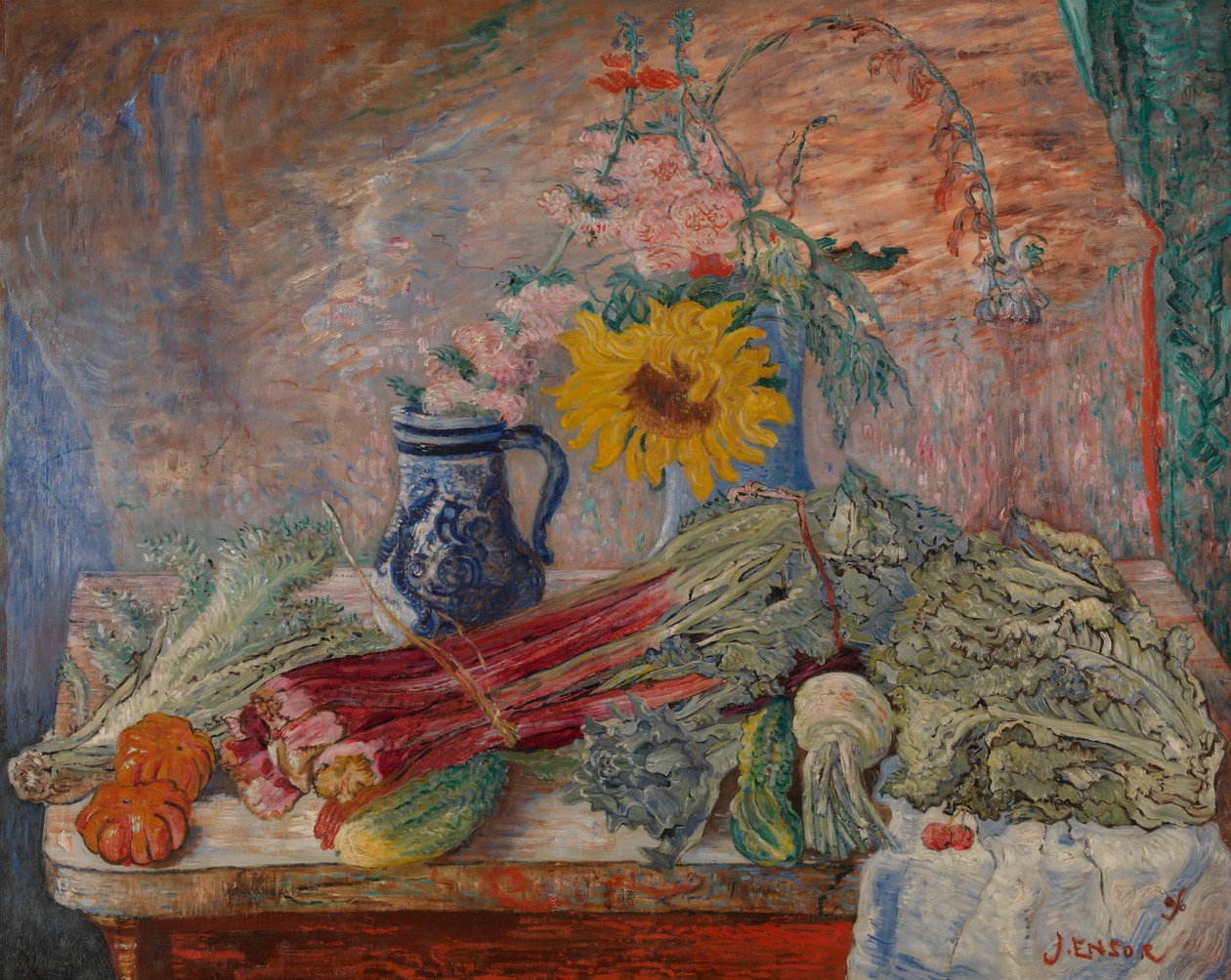 Blomster og grønnsaker av James Ensor