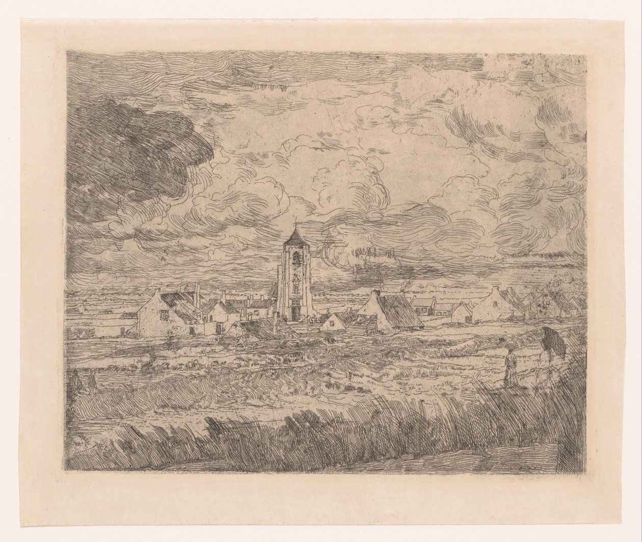 Utsikt over Mariakerke Grande vue de Mariakerke av James Ensor