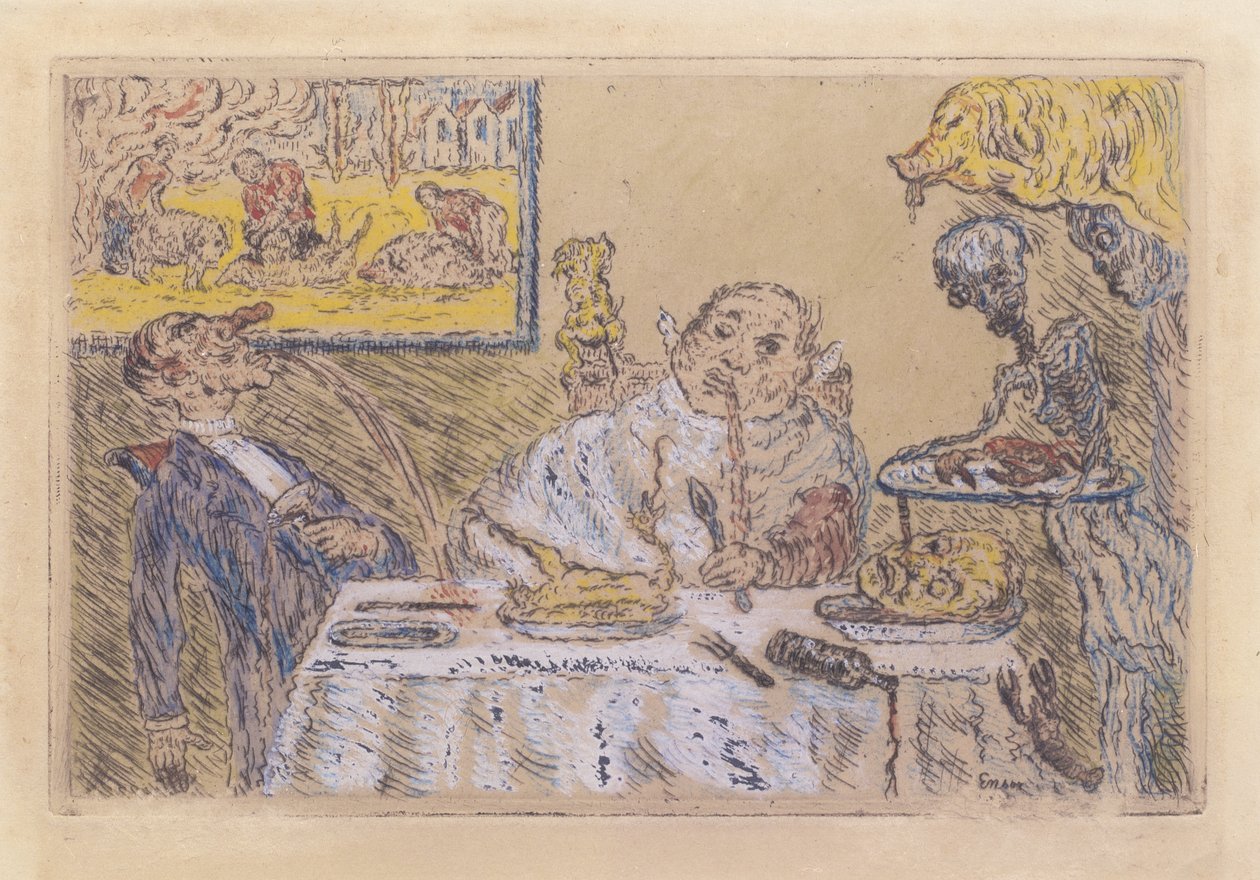fråtsing av James Ensor