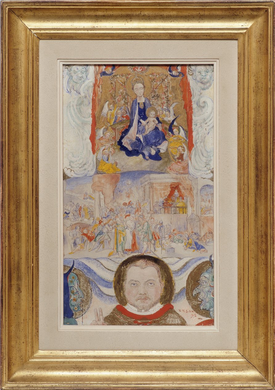 Ikon, Portrett av Eugene Demolder av James Ensor