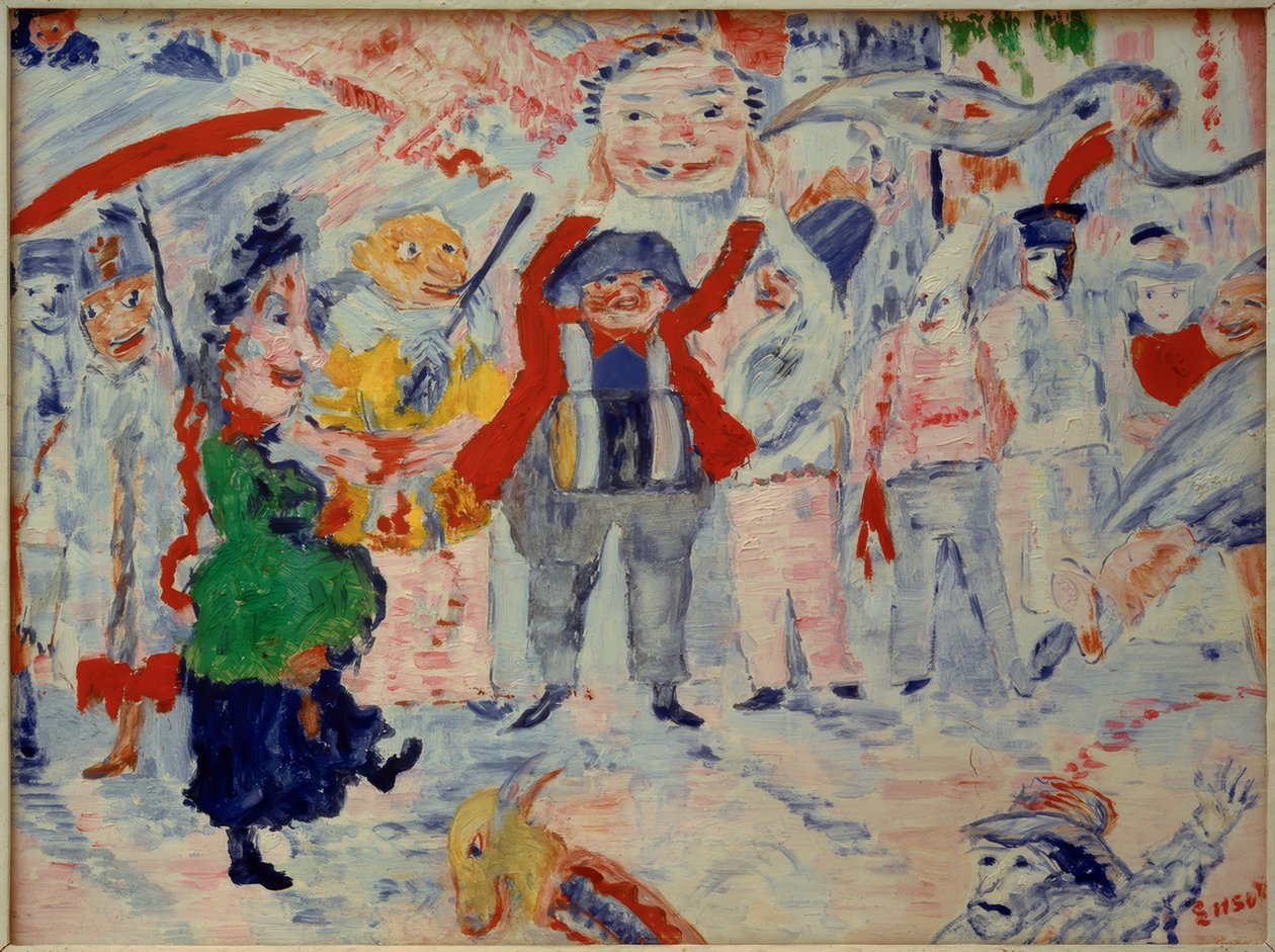 Karneval i Flandern av James Sidney Ensor