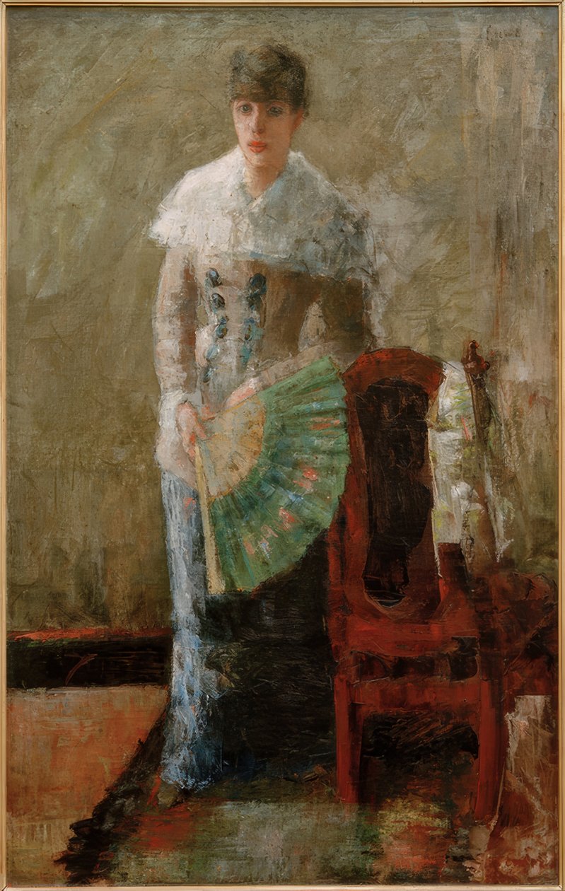 Damen med viften av James Sidney Ensor