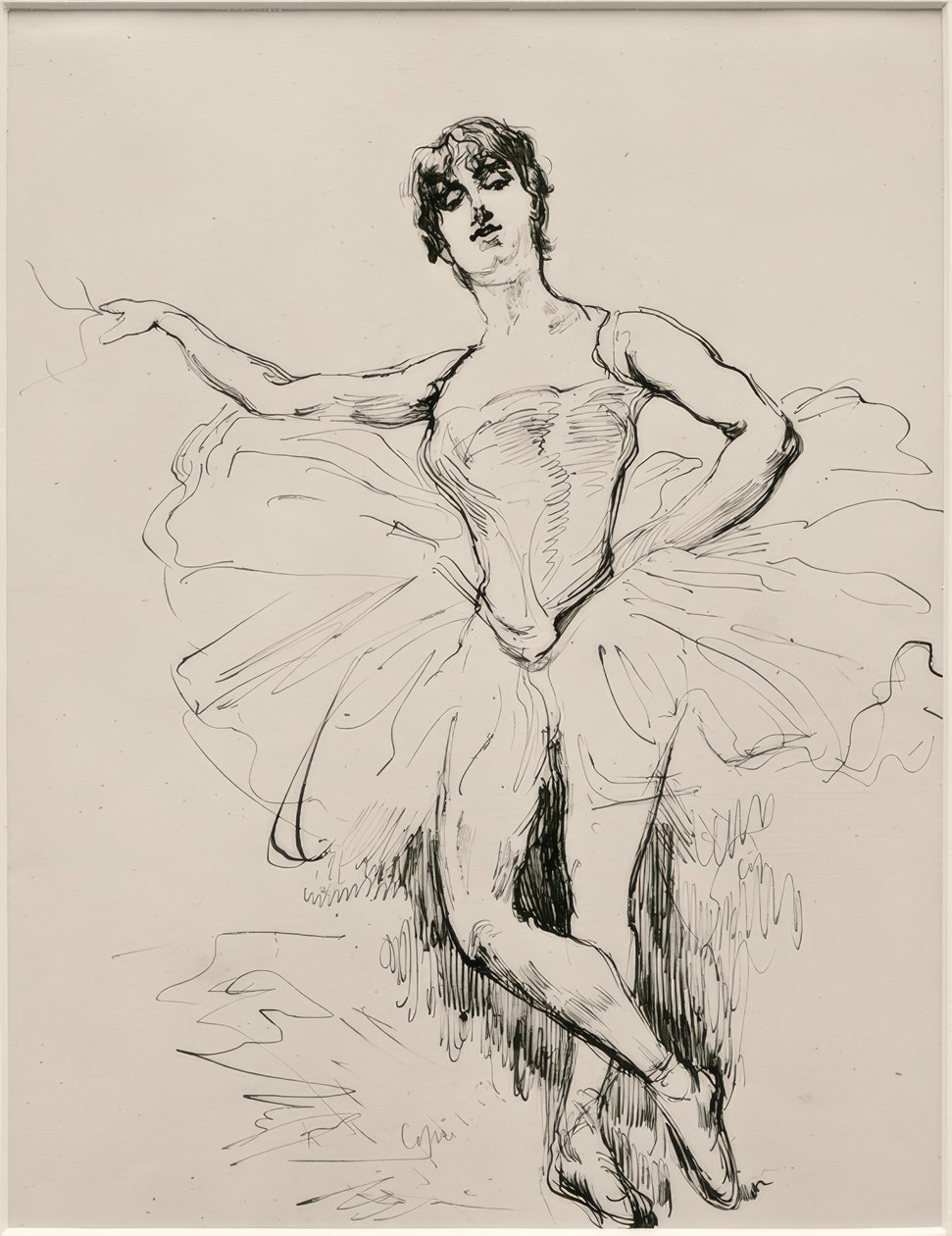 Mademoiselle Zucchi fra "Eden" av James Sidney Ensor