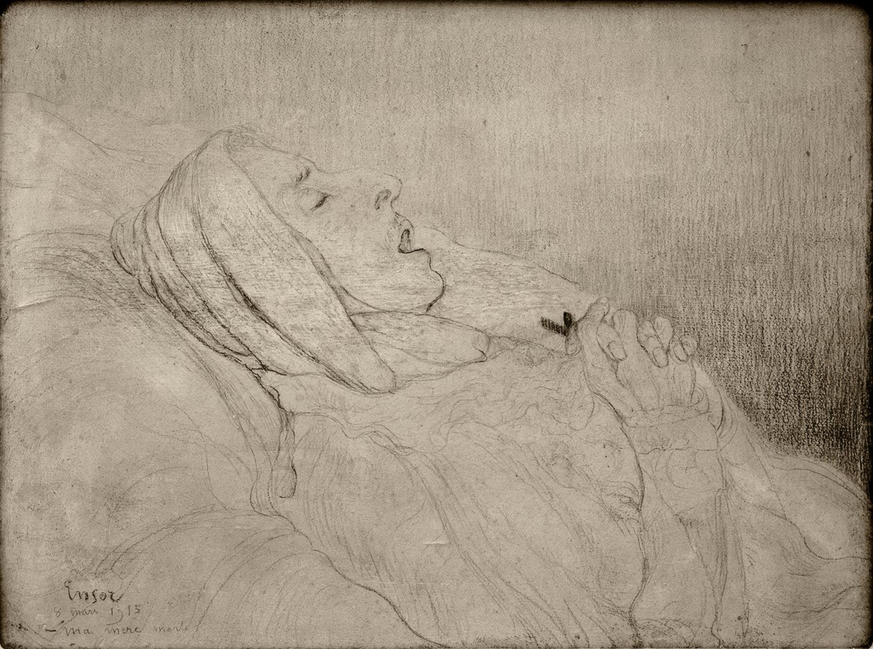 Min døde mor av James Sidney Ensor