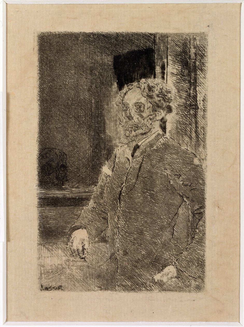 Mitt portrett med hodeskalle av James Ensor